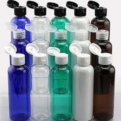 مستحضرات التجميل البلاستيكية الحيوانات الأليفة 30ml الوجه العلوي غطاء زجاجة ، 24mm غطاء الوجه العلوي المحمولة