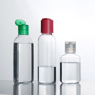 مستحضرات التجميل البلاستيكية الحيوانات الأليفة 30ml الوجه العلوي غطاء زجاجة ، 24mm غطاء الوجه العلوي المحمولة